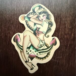 🎀10 for $10🎀 New Vinyl Sticker Pin Up Girl Tattoo Sailor Flapper Mermaid…